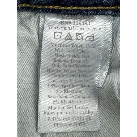 Everlane The Original Cheeky High Rise Straight Leg Jeans Mid Blue Sz 29 - Picture 9 of 14